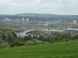 A view across Bristol from Purdown. Wallpaper