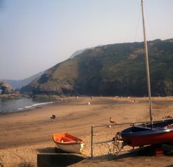 Llangrannog beach Wallpaper