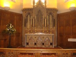 The High Altar of the Cathedral Wallpaper