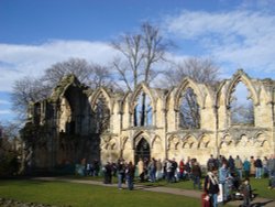 Ruins of St Mary's Abbey Wallpaper