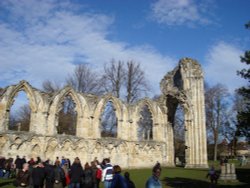 Ruins of St Mary's Abbey Wallpaper