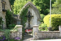 War Memorial, Castle Combe Wallpaper