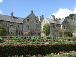 Cotehele House in Spring Wallpaper