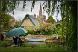 Gone Fishing, Godmanchester. Wallpaper