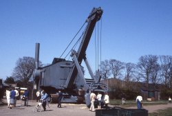 The Ruston Bucyrus steam navvy at Beamish. Wallpaper