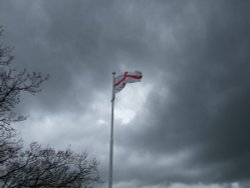 Showing the Flag, Symonds Yat Rock Wallpaper