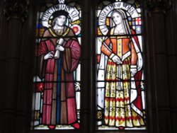 Stained Glass Window, Cardiff Castle Wallpaper