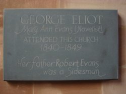 Commemorative plaque in Holy Trinity Church Wallpaper