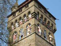 Clock Tower, Cardiff Castle Wallpaper