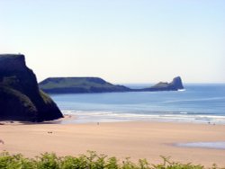 Wormshead,Rhossili Bay Wallpaper