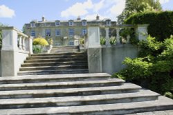 Steps leading to Boveridge Park House Wallpaper