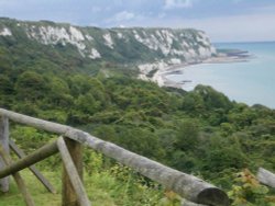 Looking towards the harbour of Dover Wallpaper