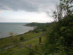 Looking towards the harbour of Folkestone Wallpaper