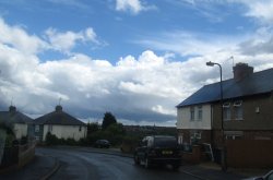 Irthlingborough during a storm Wallpaper