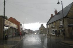 Irthlingborough during a storm Wallpaper