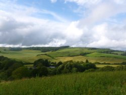 Landscape around Plush, Dorset Wallpaper