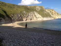 A Cove near Durdle Door, Dorset Wallpaper