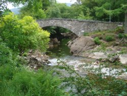 The Coe Bridge from Upper Carnoch Wallpaper