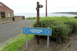 Coastal Path Sign Wallpaper