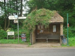 Brook Corner bus shelter Wallpaper