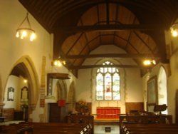 Interior of St Peter's Church Wallpaper