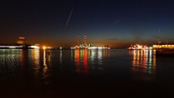 Perseid Meteor Shower over Bawley Bay Gravesend Wallpaper