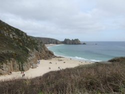 Pedn Vounder Beach, Cornwall Wallpaper