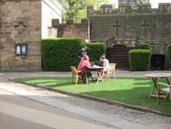 Exams approach: University College, Durham Castle Wallpaper