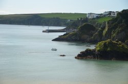 Mevagissey from the SW Coast Path Wallpaper