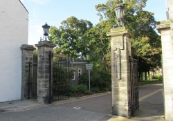 St Salvators Hall Gates Wallpaper