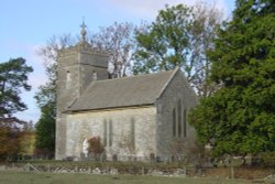 The Church at Hampton Gay Oxfordshire Wallpaper