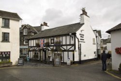 The Queens Head, Hawkshead Wallpaper