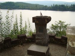 Sundial and Loch Awe Wallpaper