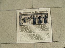 Evesham, a tile on the footway Wallpaper