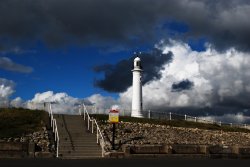 October skies at Seaburn Wallpaper