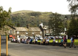 Grasmere village 10 Grey Crag Wallpaper