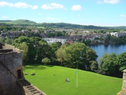 Linlithgow from the Palace Wallpaper