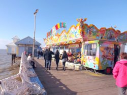 A walk on Central Pier, Blackpool Wallpaper