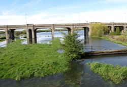 Irthlingborough floods Wallpaper