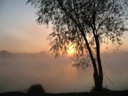 Sunrise over Watermead Country Park Wallpaper