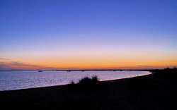 Sunset over West Mersea