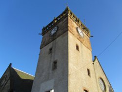 Tolbooth Clock Tower Wallpaper