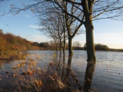 Irthlingborough floods Wallpaper