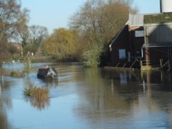 Wellingborough floods Wallpaper