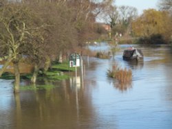 Wellingborough floods Wallpaper