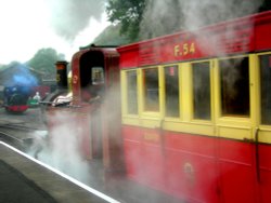 Isle of Man steam railway Wallpaper