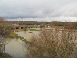 Irthlingborough floods Wallpaper