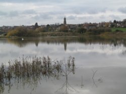 Irthlingborough floods Wallpaper