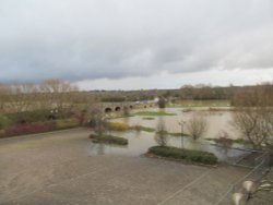 Irthlingborough floods Wallpaper