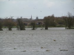 Irthlingborough floods Wallpaper